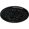 Ekena Millwork Legacy Acanthus Ceiling Medallion (Fits Canopies up to 3 1/2"), 12 3/4"OD x 7/8"P, Black Pearl CM12LEBPS - alternate 3